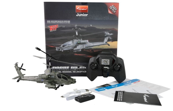 25350 Apache AH-64 Helikopter Koaxial 3,5-Kanal RTF
